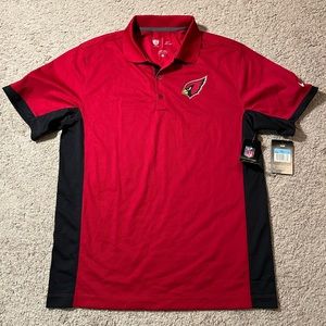 Men’s Arizona Cardinals polo shirt size Medium NWT
